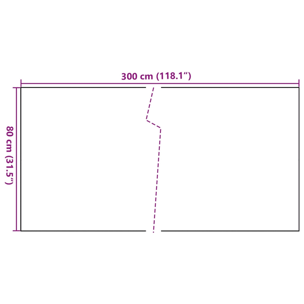 Schermo da balcone | Paravento da Balcone Marrone e Nero 300x80 cm in Polyrattan