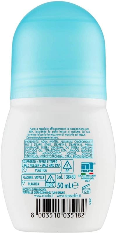 BREEZE DEO ROLL-ON 50 ML NEUTRO 48H