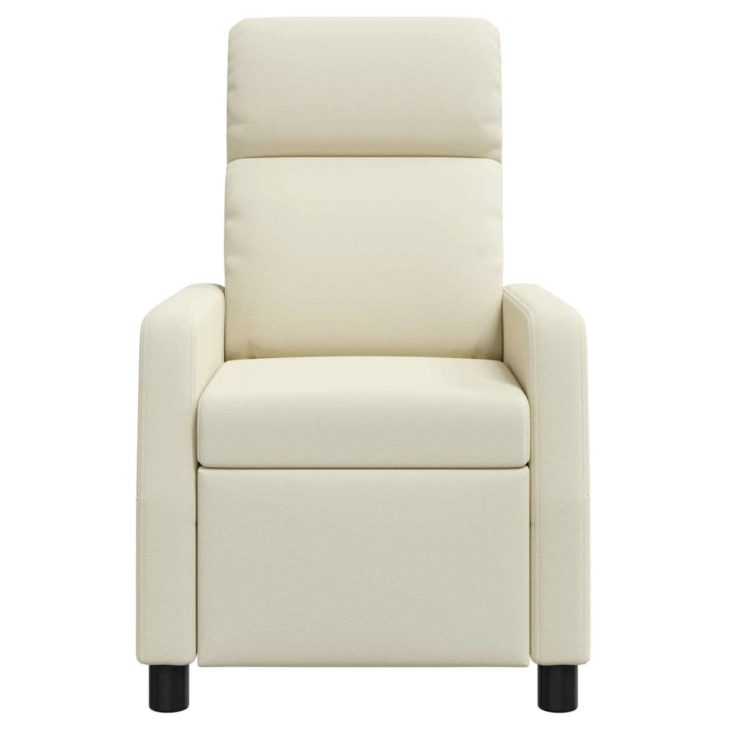 Poltrona Massaggiante Crema Similpelle 42035090