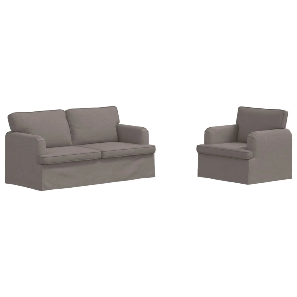 Set di divani 2 pcs Talpa 162 x 80 x 85 cm Tessuto 3407564