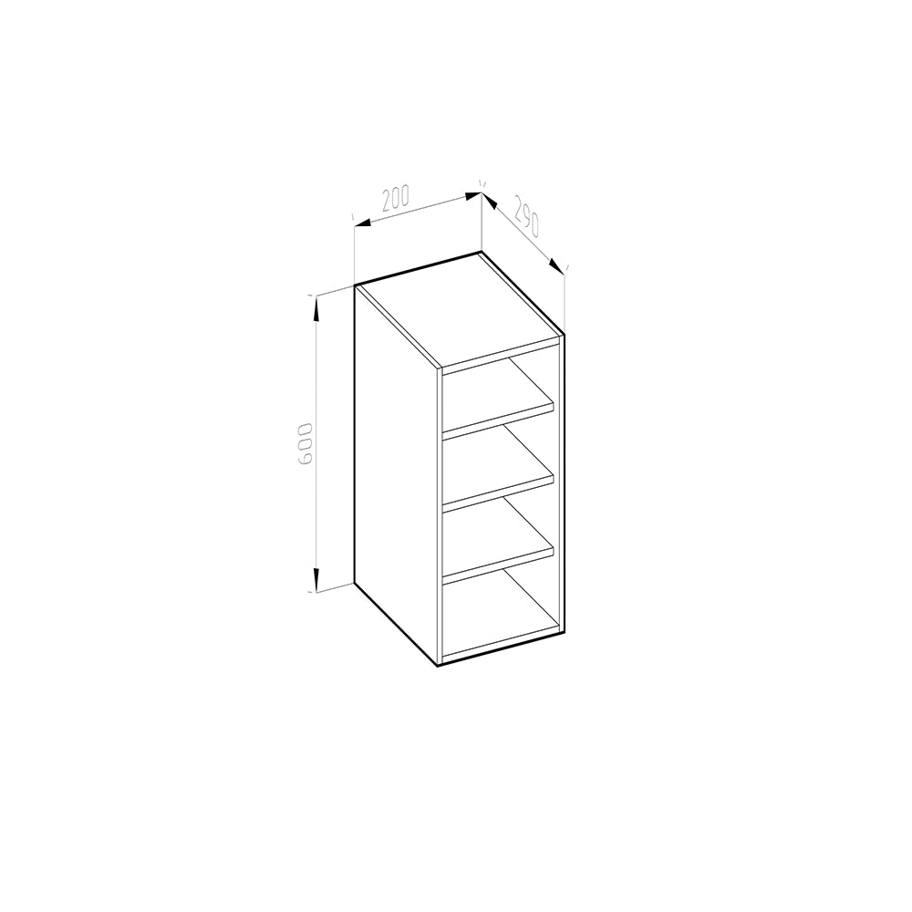 Vicco Pensile Bianco 20 cm