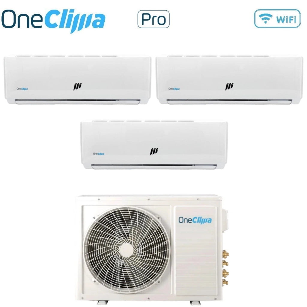 Condizionatore Trial Split OneClima Pro 9+9+9 con MLT27x3/Y24 R-32 Wi-Fi Optional
