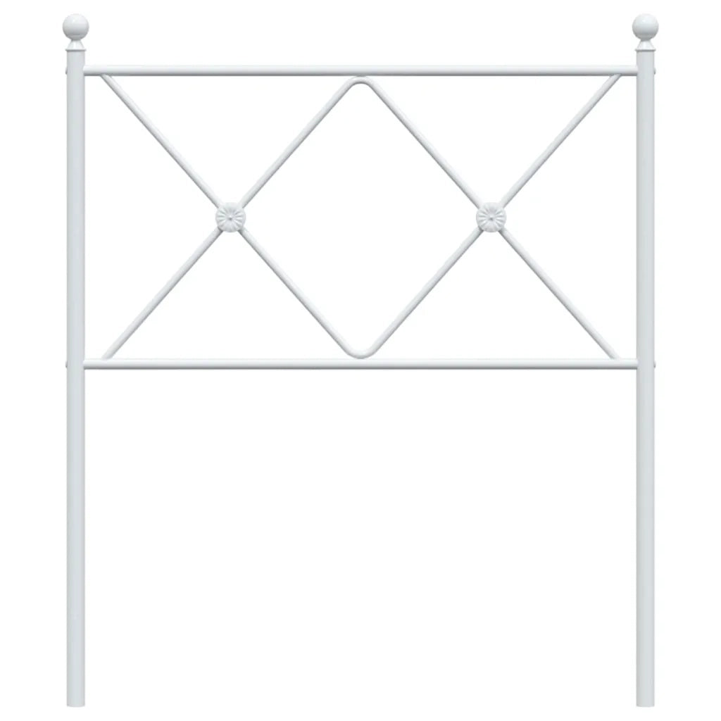 Testiera di Ricambio in Metallo Bianco 75 cm 376577