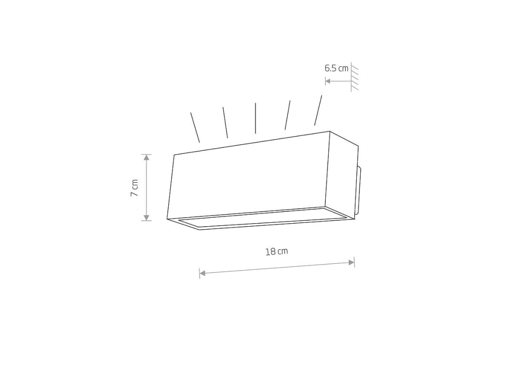 Applique esterna LED Nowodvorski Unit nera IP54 10W