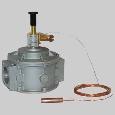 VALVOLA INTERCETTAZIONE COMBUSTIBILE INAIL  Dn65 Filettata 2     MADE IN ITALY