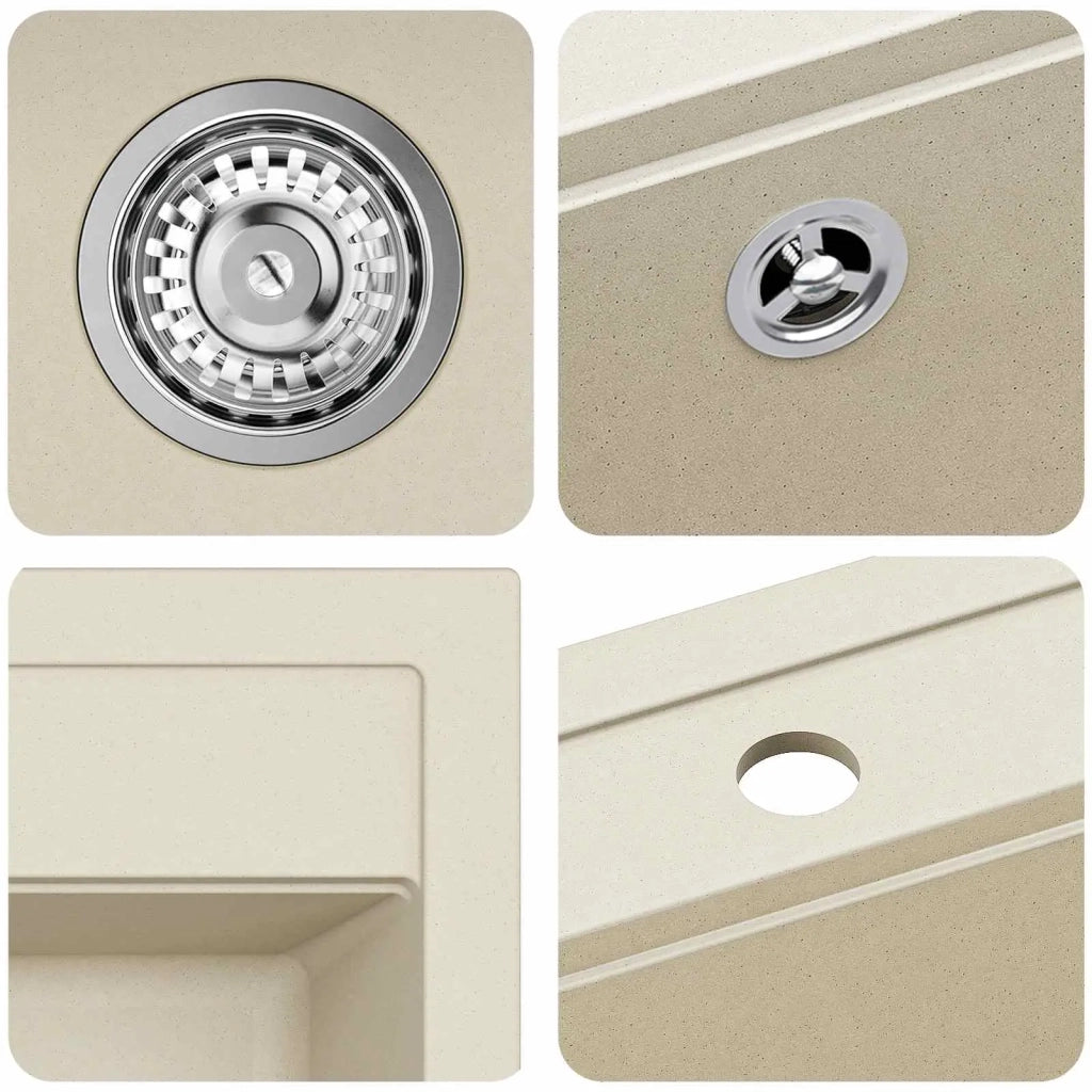 Lavello Beige 470 x 440 mm Granito