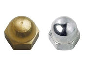 DADO CIECO IN OTTONE- - ø mm.10 in ottone nichelato - 50 pezzi