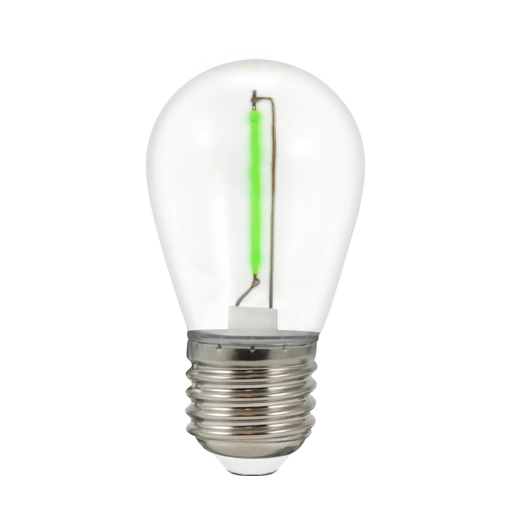 Polux PARTY 2 Lampadine LED COB Neon 36V E27 verdi