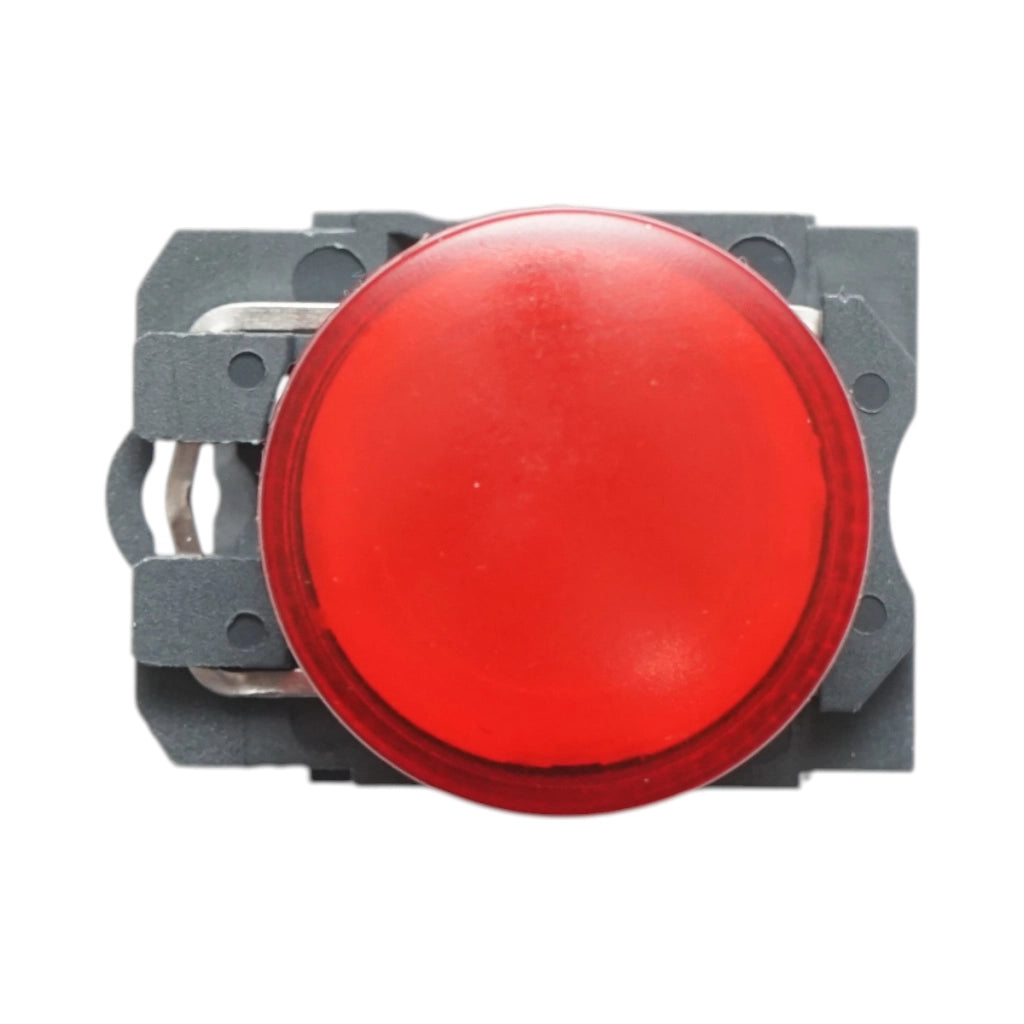 Indicatore di segnale LED rosso 1NO+1NC, 220V, 14mA, TB5 Breckner Germany