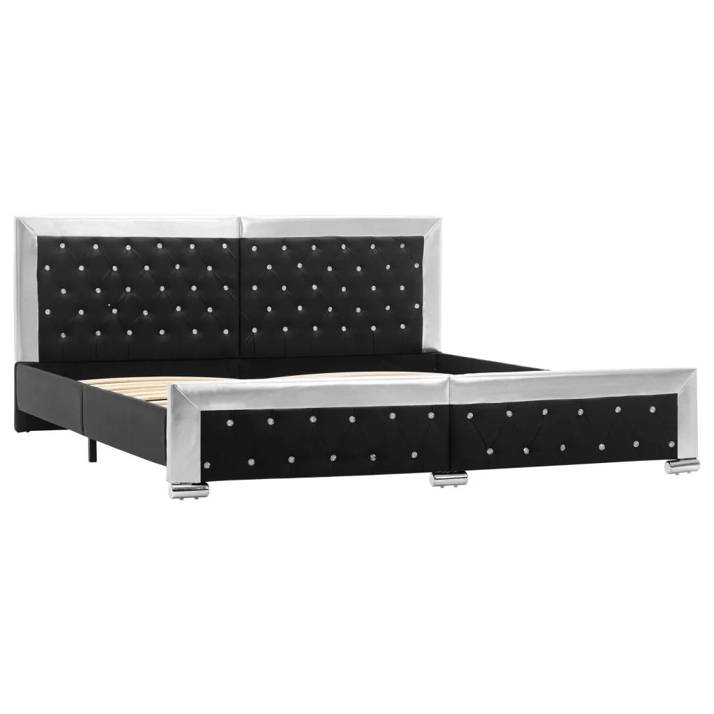 Giroletto Nero in Similpelle 180x200 cm cod mxl 59334