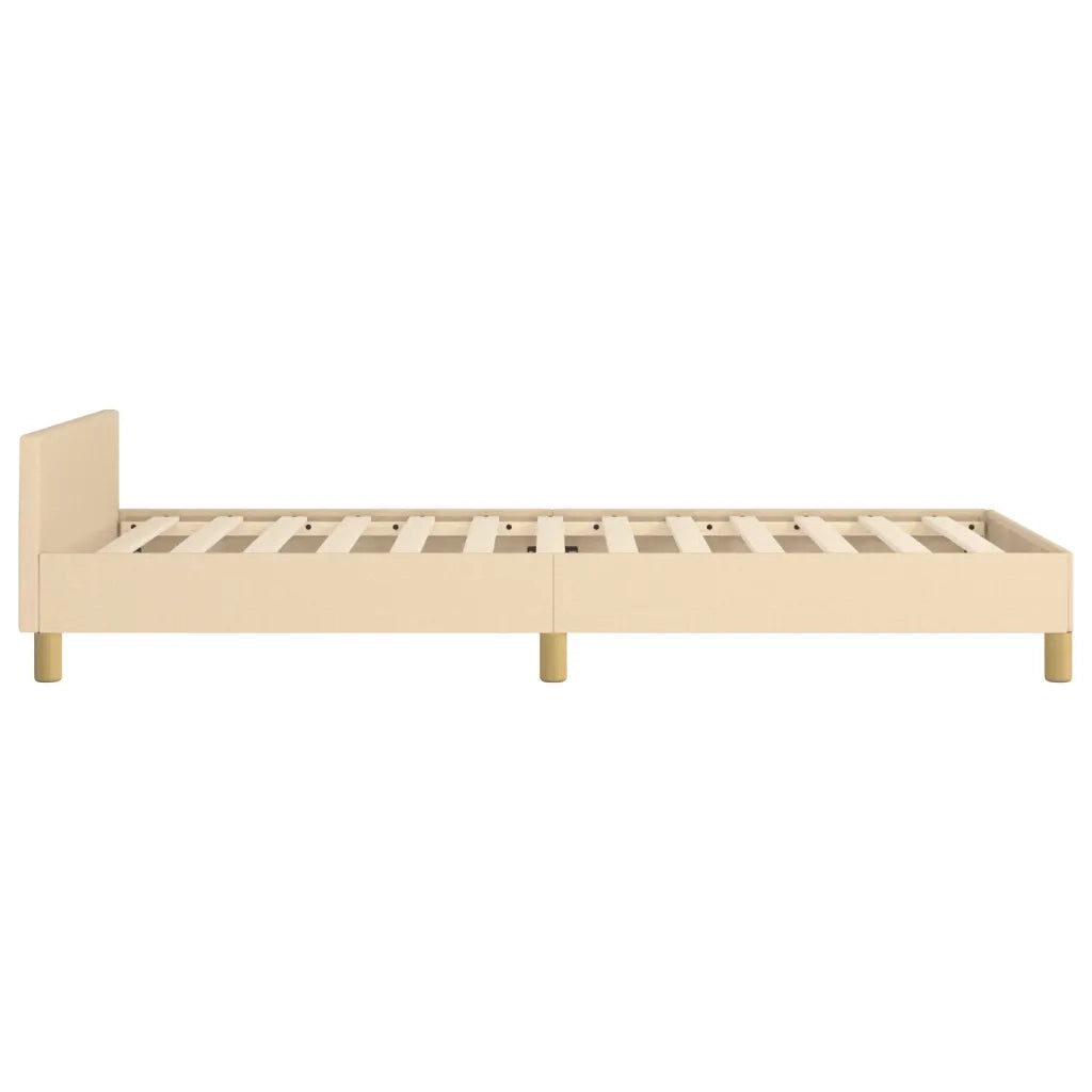 Giroletto senza Materasso Crema 90x200 cm in Tessuto 3124868