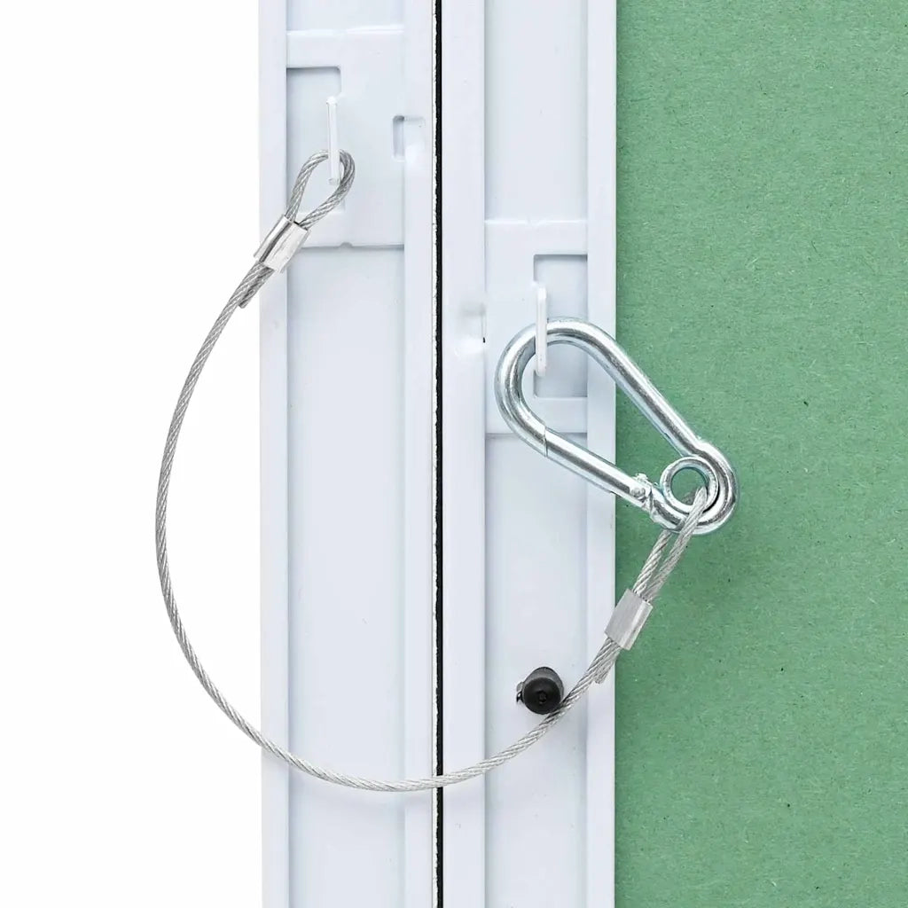 Pannello di Accesso Verde e Argento 55 x 105 cm 4018463