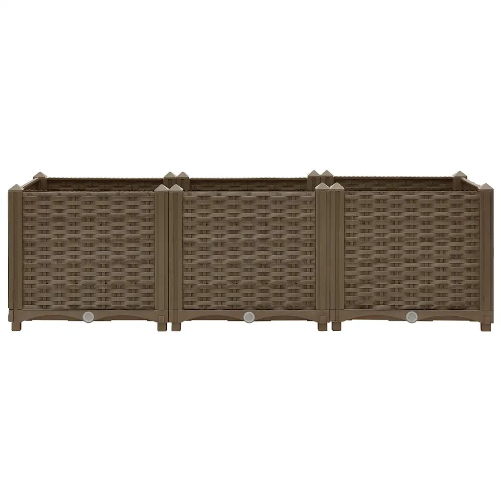 Letto rialzato 120x40x38 cm in polipropilene 316517