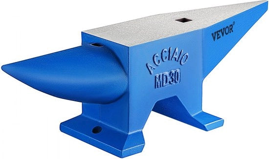 Aambeeld portatile in acciaio forgiato 66 Lb smid gegoten stalen, trattato a caldo, resistente al freddo.