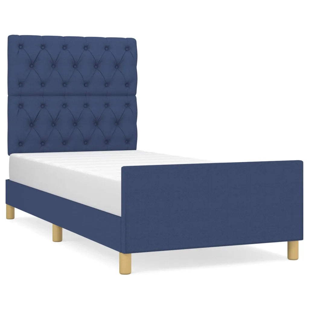 Giroletto senza Materasso Blu 80x200 cm in Tessuto 3125258