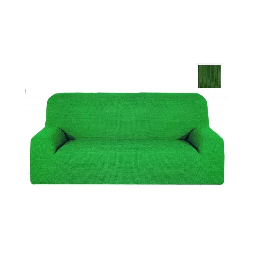 Trade Shop - Copri Divano 2 Posti Estendibile Da 110 A 150 Cm Tessuto Elasticizzato Italy - Grigio