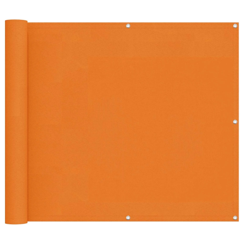 Schermo da balcone-Pannello per balcone Arancione 100 x 700 cm Tessuto Oxford