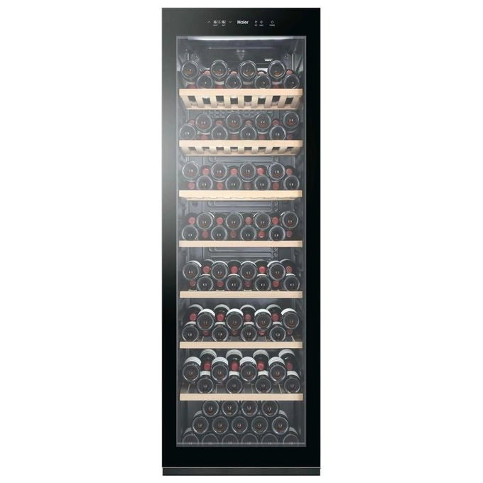 Haier Wine cellar HWS188GAE Libera installazione Nero 188 bottiglia/bottiglie