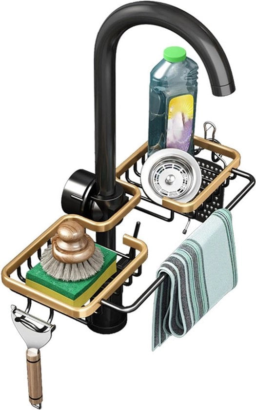 Organizzatore di lavastoviglie, supporto per asciugamani, cucina, supporto per asciugamani, lavastoviglie, pannello per doccia senza perforazione, organizzatore per cassetta di vasca, asciugamani, detersivo per piatti, asciugamani