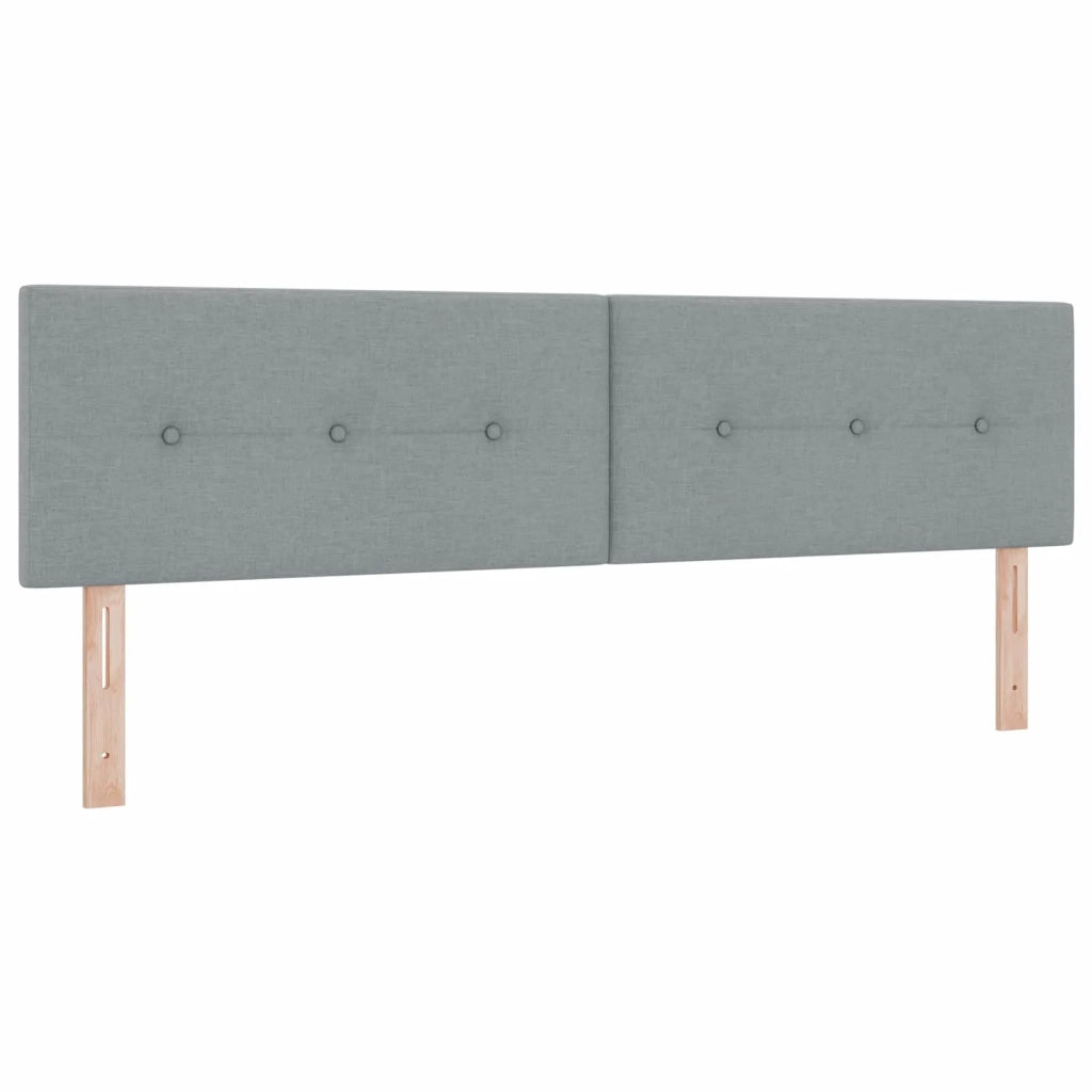 Letto box spring con materasso Grigio Chiaro 180 x 200 cm 3450537