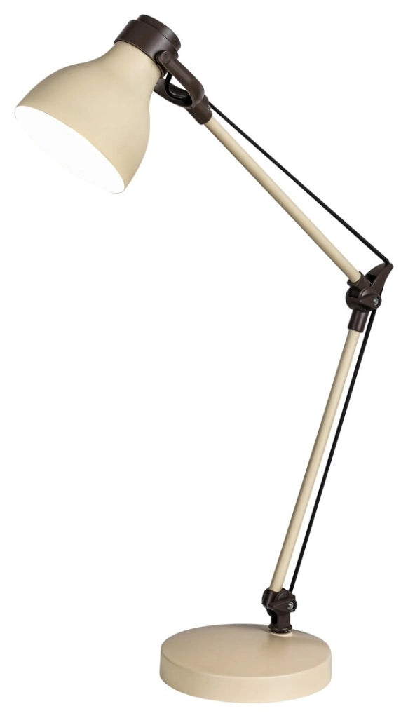 Lampada da tavolo Carter beige metallo E14 11W Rabalux