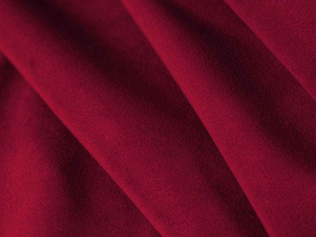 Cosmopolitan Design - Divano modulare "Rome" 3 posti in velluto rosso 