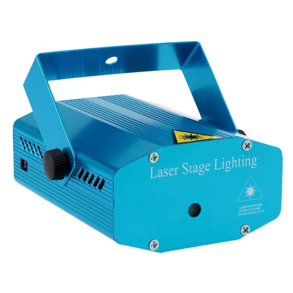 Trade Shop - Mini Proiettore Luce Luci Per Natale Natalizio Mini Dj Verde Rosso Illuminazione -