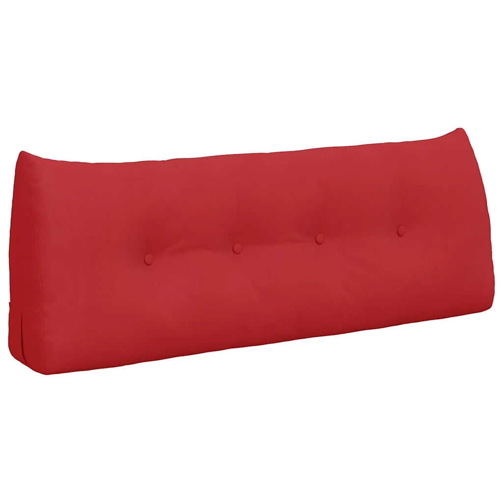 Cuscino per Schiena Rosso 120 x 24 x 50 cm Tessuto 42014482