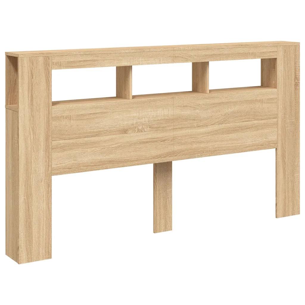 Testiera LED Rovere Sonoma 180x18,5x103,5 cm Legno Multistrato 837360