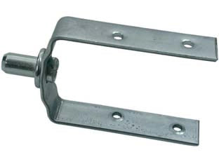 FORCELLA CON PERNO PER RULLO LEGNO PER AVVOLGIBILI- - perno ø mm.12, mm.58x120 - 10 pezzi