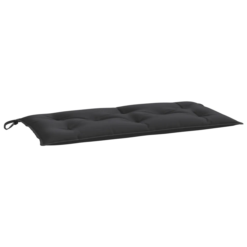 Cuscino per Panca-Cuscini per panchina Nero 100x50x7 cm in Tessuto Oxford
