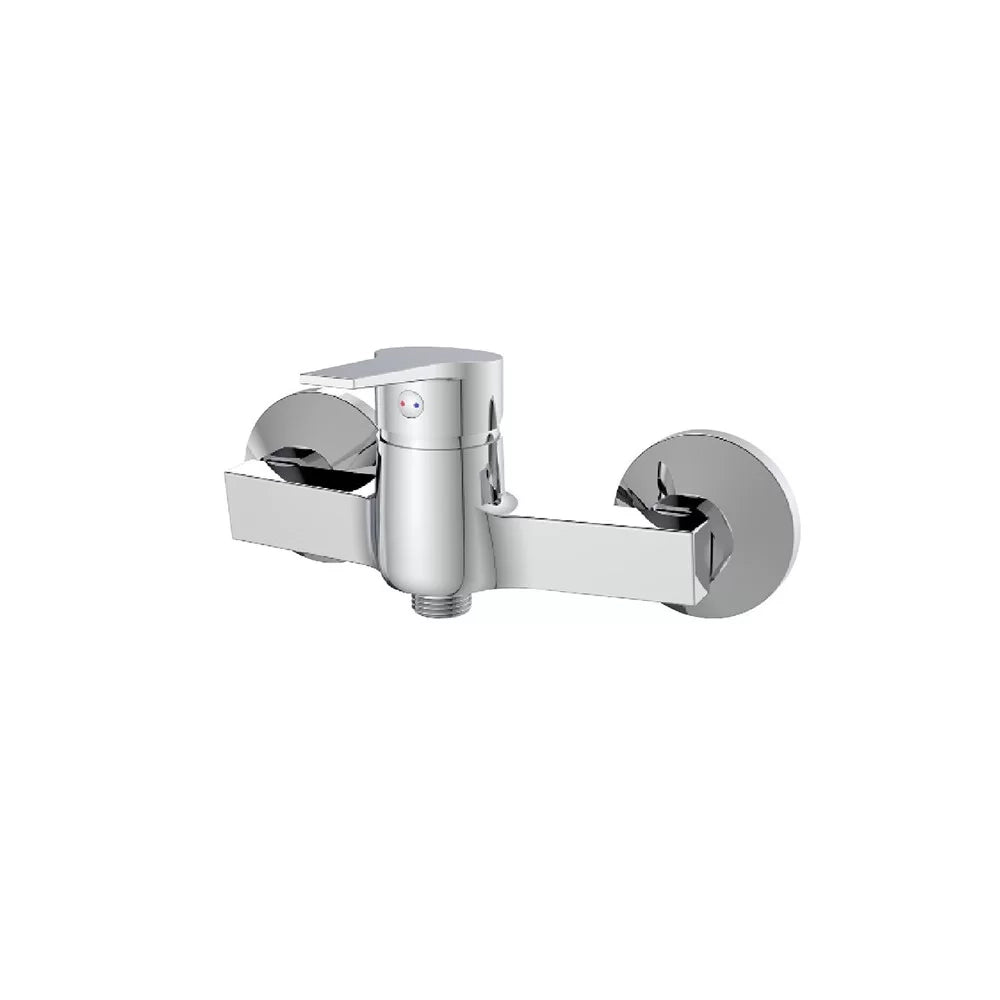 Miscelatore esterno doccia cromato con leva in metallo - Serie Hellis