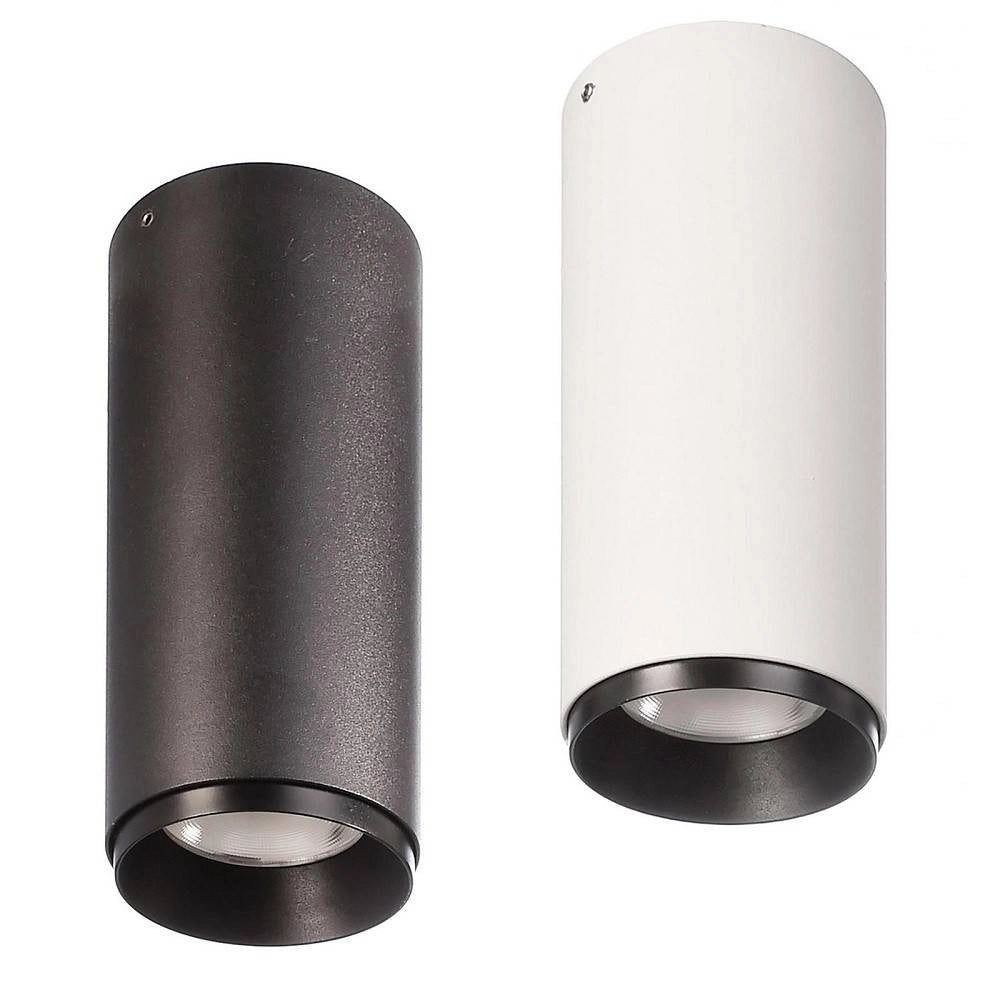 Trade Shop - Faretto Spot Soffitto Plafoniera Cilindro Led Cct 10w 2 In 1 3000k 4000k Moderna -