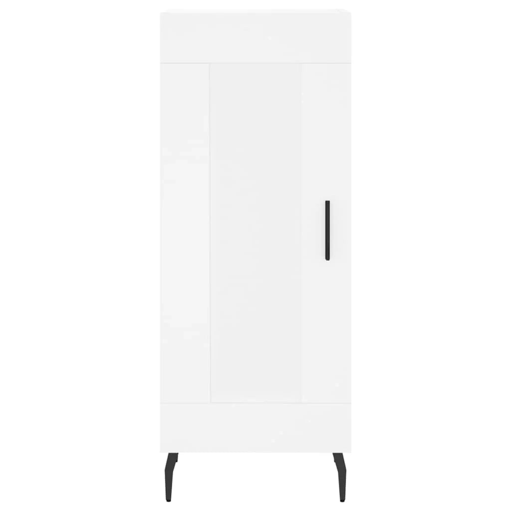 Buffet credenza cassettiera mobiletto mobile contenitore organizer per cucina soggiorno salotto 34,5 x 34 x 90 cm legno ingegnerizzato bianco 02_0030242
