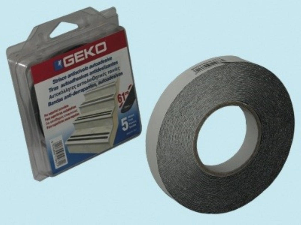 Nastro Adesivo Antiscivolo Nero 25 Mm Rotolo 5 Metri - Fraschetti