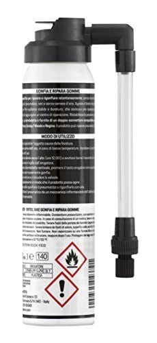 Svitol 4379 Bike Gonfia e Ripara Gomme 100 ml Valvole Schrader Presta Dunlop Pneumatici fino a 29''