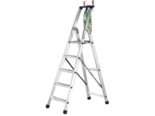 SCALA IN ALLUMINIO QUADRA EN131  7 gradini cm.56x11,5x219h (159h pedana) kg.8,3    FACAL