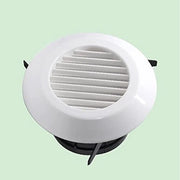 Ventilatore a soffitto 75-200 mm - Ventilatore a soffitto Bianco - Valvola di aspirazione - Valvola di scarico - Canale - Plastica - Valvola di ventilazione