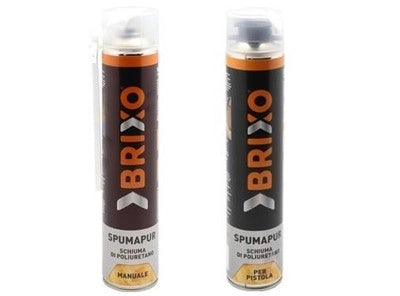 12 PZ SCHIUMA POLIURETANICA BRIXO SPUMAPUR MANUALE ML.750
