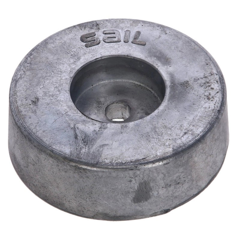 ANODO POPPA ZINCO Ø125X38 BULK ROUND ZINC ANODE FOR STERN Ø 125X38 MM