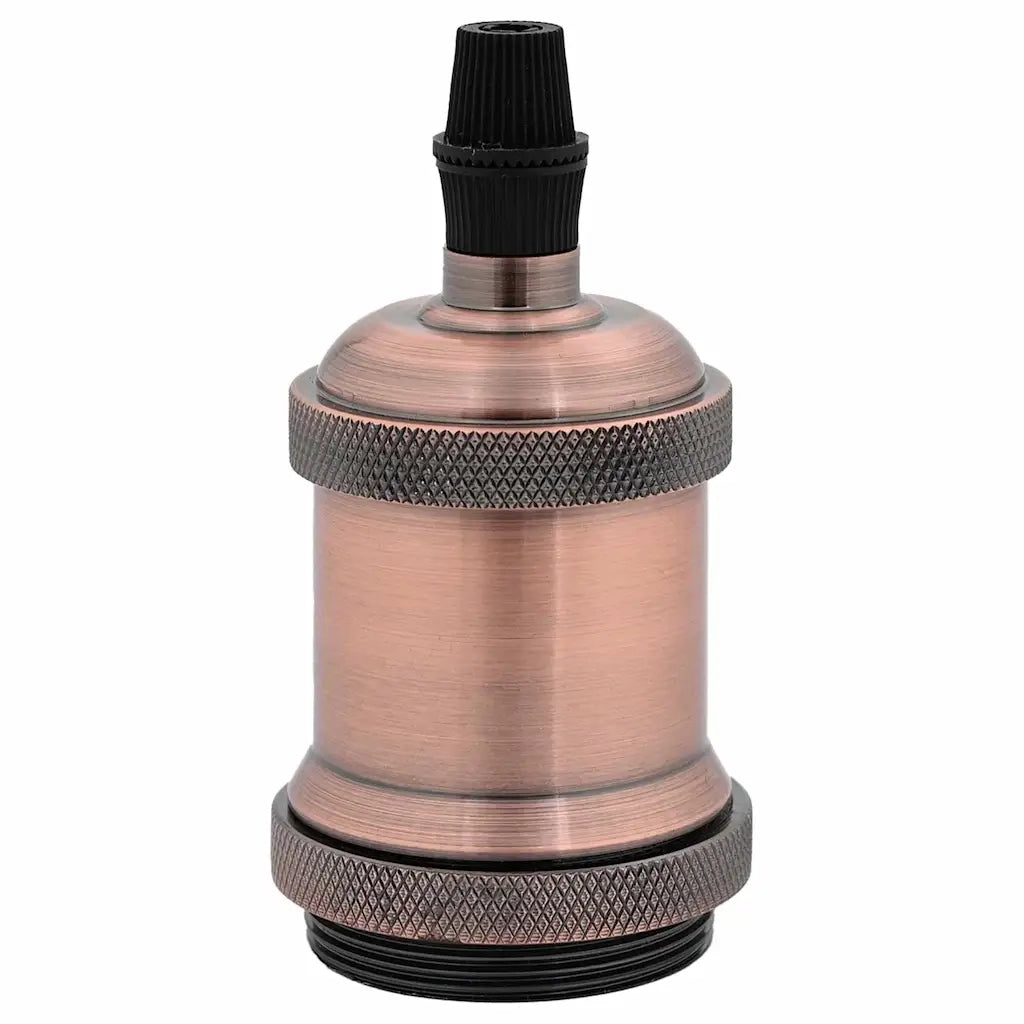 Portalampade 2 pz Rosso Bronzo E27 4106524