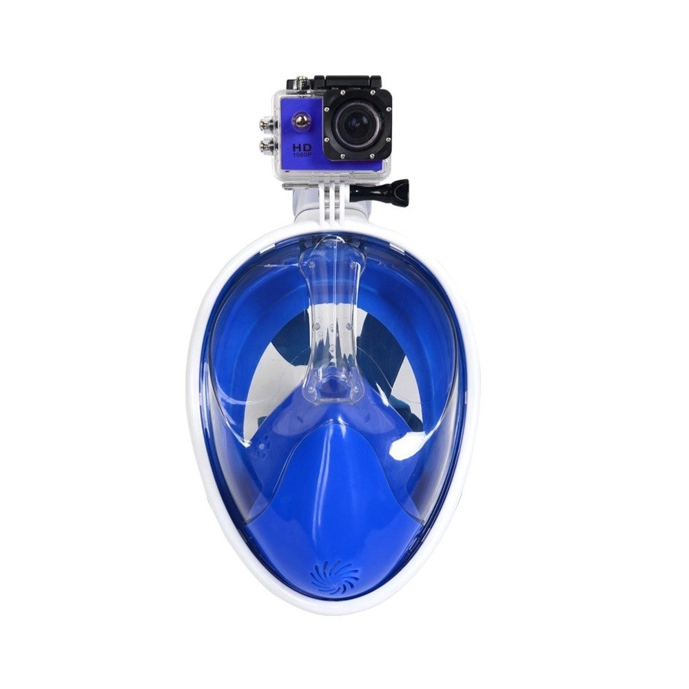 Trade Shop - Maschera Da Immersione Subacquea Snorkeling Boccaglio Full Face Con Visione 180° -