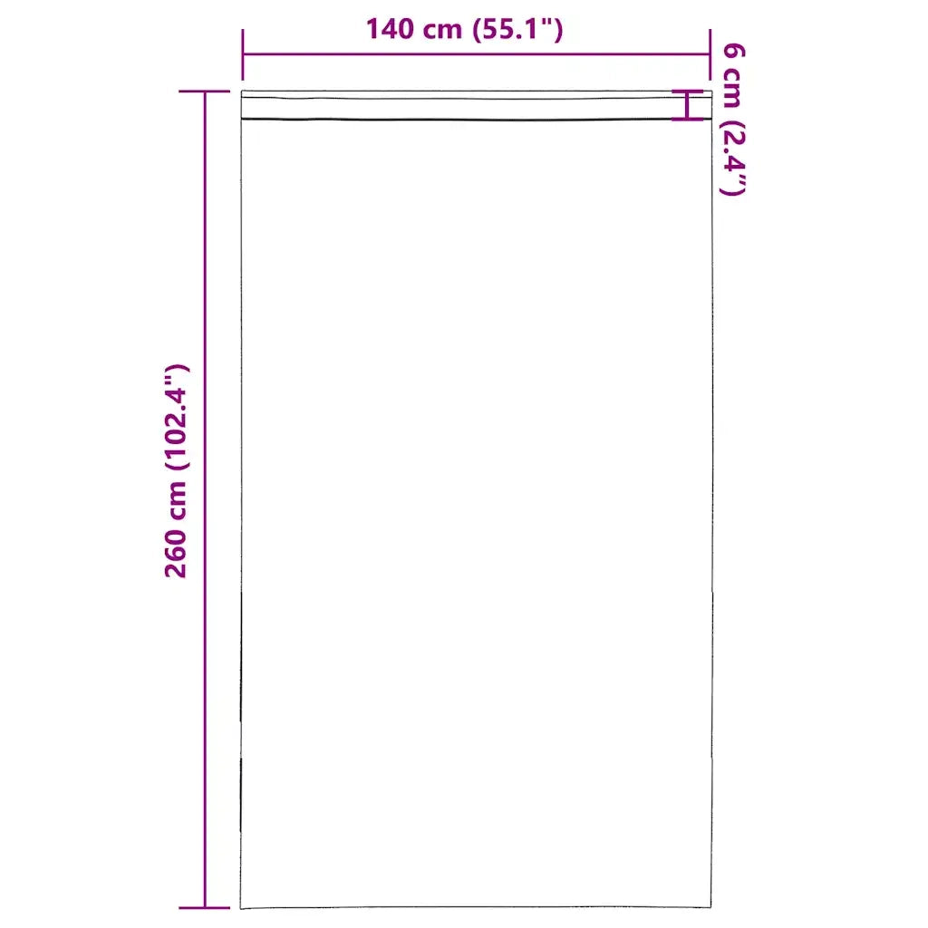 Tende in Voile con Tasche per Aste 2 pz Grigio Scuro