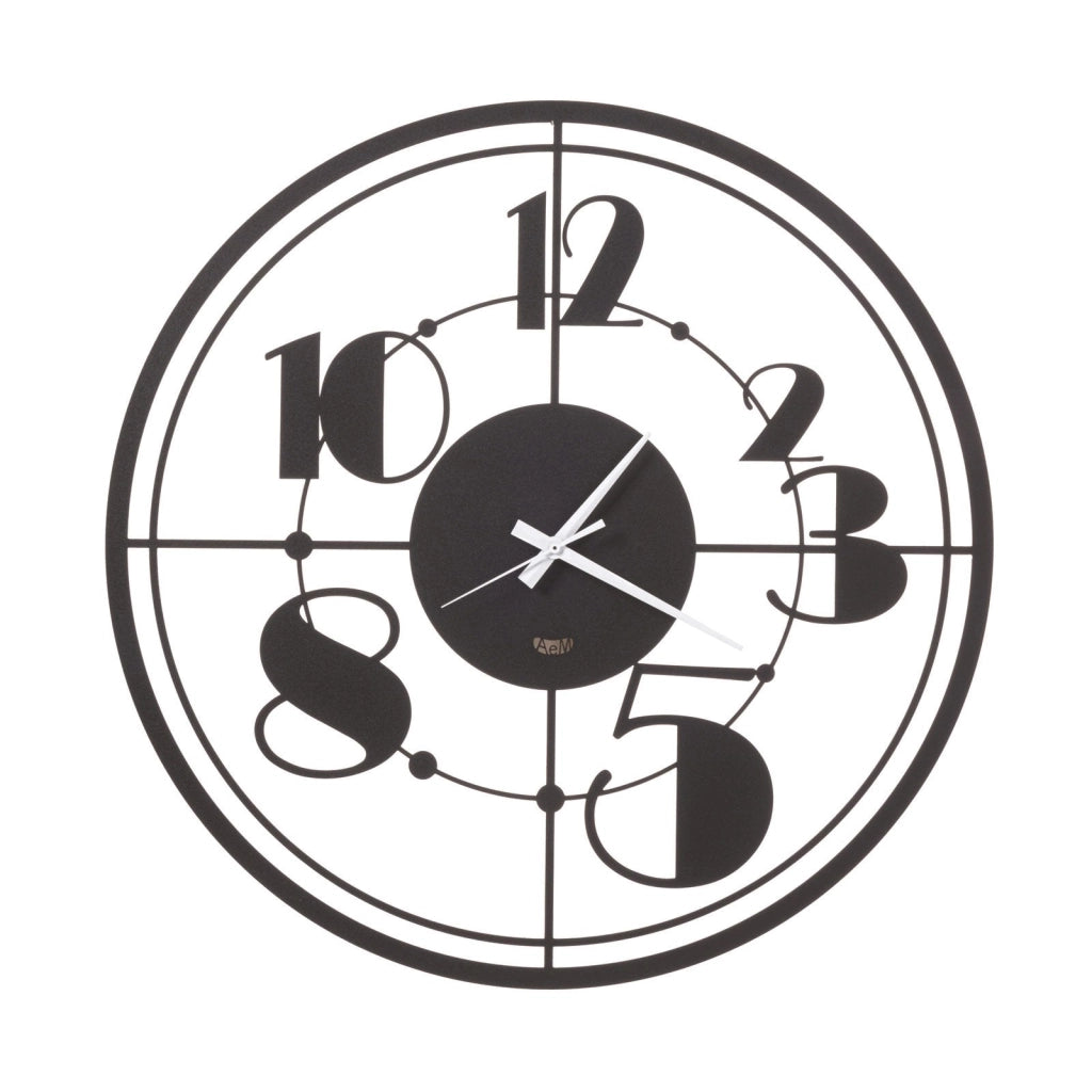Orologio da parete Teo Nero