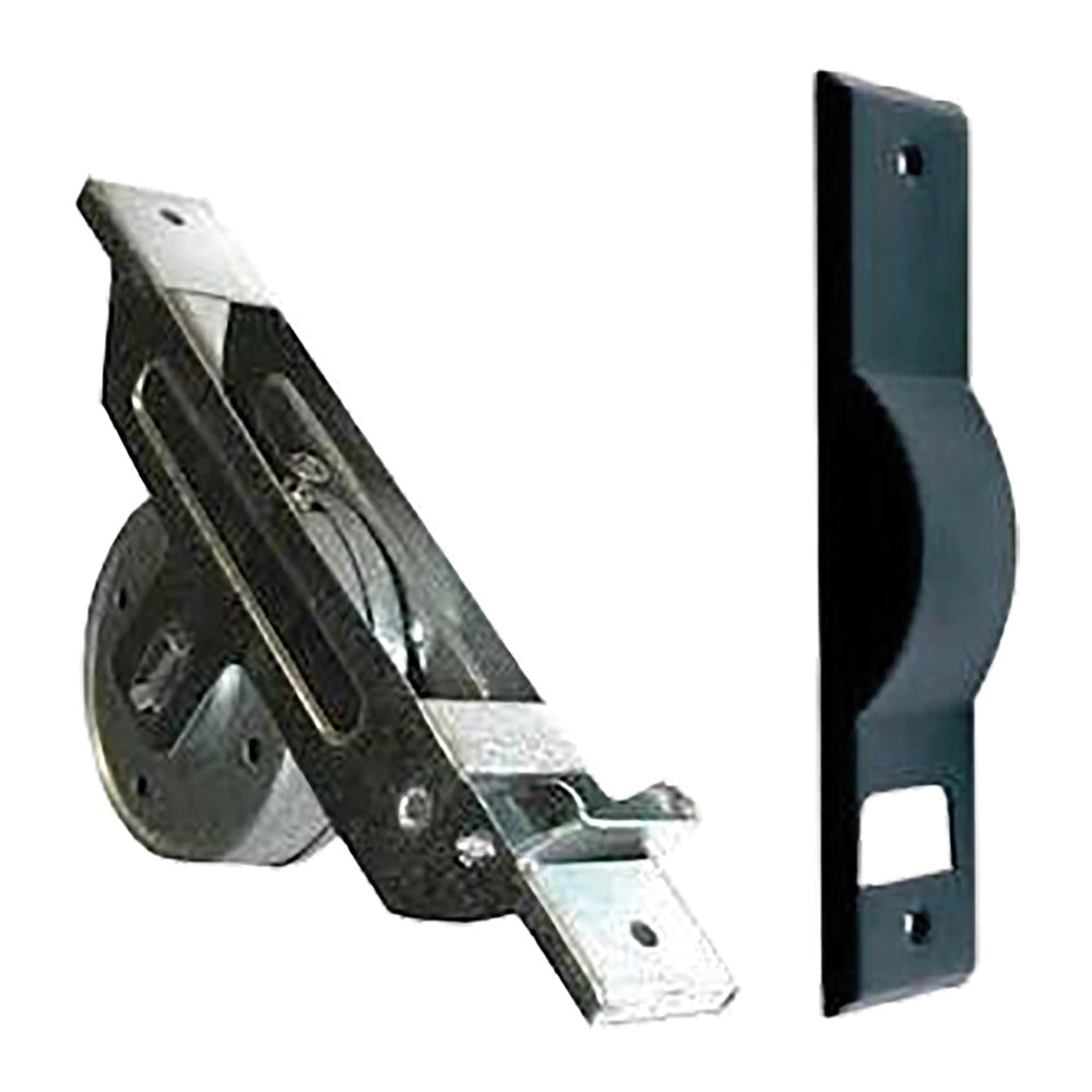 1pz avvolgitore automatico semincasso mt 6 interasse 165 - placca nera cod:ferx.3088410nlm.stock