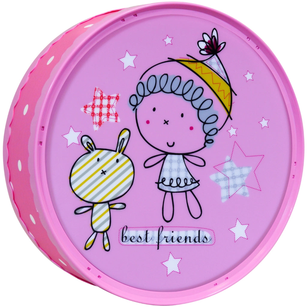 Applique bimbi Polux DIDI rosa 2xE14 IP20 plastico dimmerabile