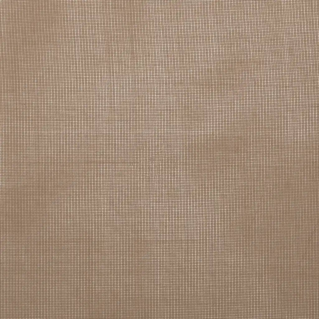 Tende in Voile con Occhielli 2 pz Marrone Chiaro