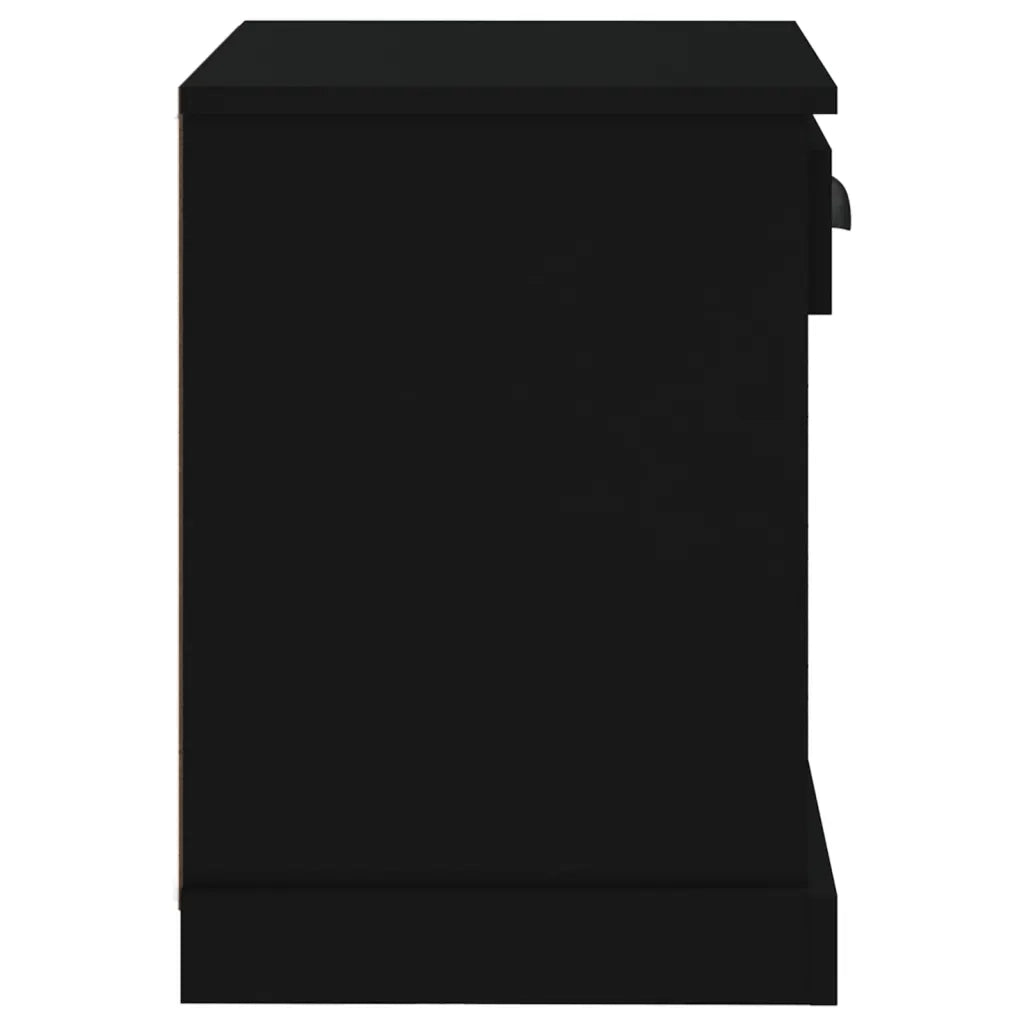 Comodino Nero 43x36x50 cm 816346