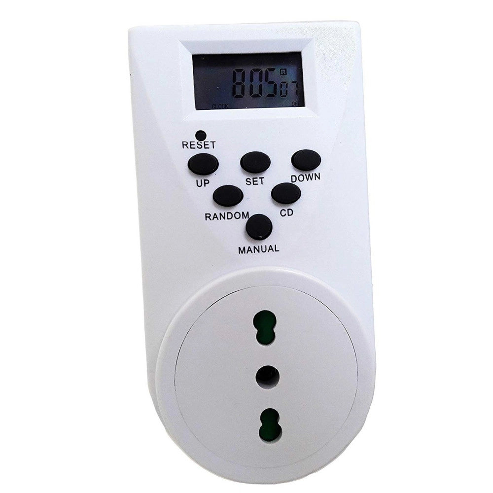 Trade Shop - Temporizzatore Programmabile Presa Elettrica Temporizzata Timer Digitale -