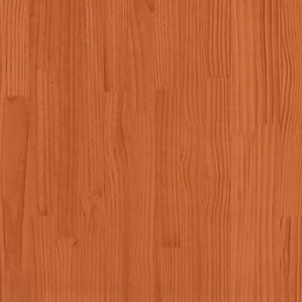 Letto matrimoniale | Letto per adulti | Letto senza Materasso Marrone Cera 135x190 cm in Legno di Pino